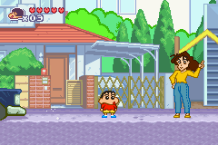 Crayon Shin-Chan: Arashi o Yobu Cinema-Land no Daibouken screenshot 3 for GameBoy Advance